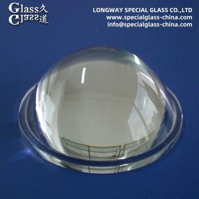 China Pyrex 3.3 Borosilicate Glass Aspheric Lenses From Led Light Cover Lens for sale