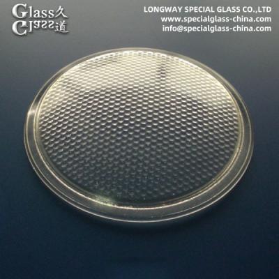 China Resisting High Temperature Borosilicate Glass cover Lenses For Light Lamp Cover Lens for sale