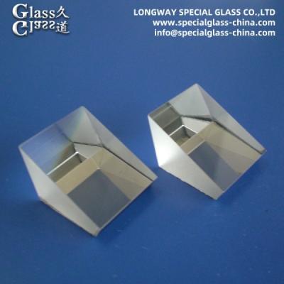 China Bk7 Fused Silica Optical Prism For Laser Beam Splitter Rain Bow Generator for sale