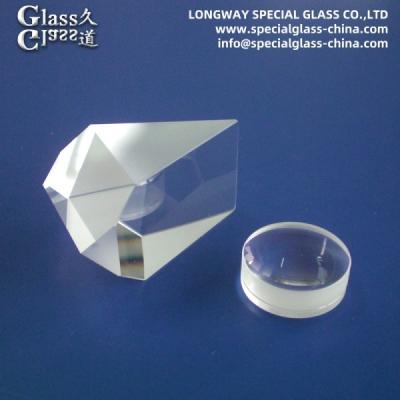 China Customized Fused Silica Optical Prism Lenses For Laser Cutting Machine for sale