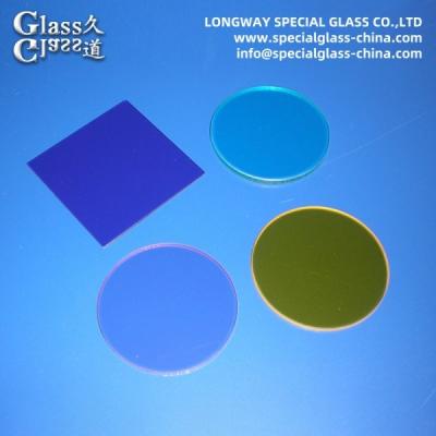 China Optical Color Glass Filter Lens Ir Lens Uv Lens For Laser Technology for sale