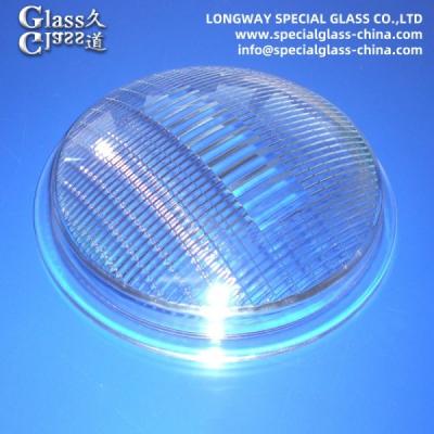 China Molding Borosilicate Glass Lamp Shade For Underwater Lamp Lens for sale