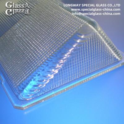 China Borosilicate Glass Lamp Shade Cover Resisting High Temperature Shock for sale