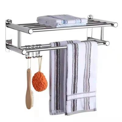 China With Hook Bathroom Accessory Stainless Steel Economical Corner Towel Rack Hanger for sale