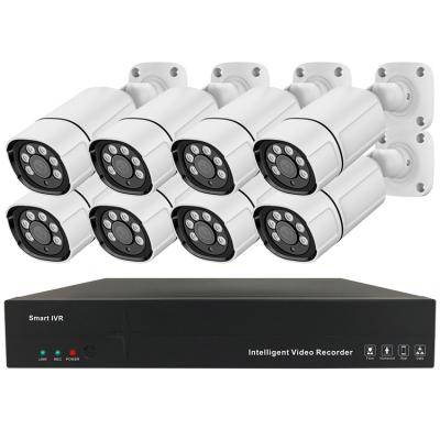 China 5MP 8CH NVR POE CCTV Camera HD IP Motion Detection Bullet Waterproof System for sale