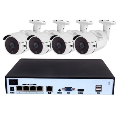 China H.265 4CH 3MP POE NVR Outdoor Surveillance & IP CCTV Security camera housing system en venta