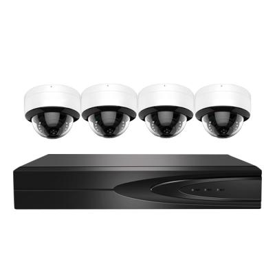 Китай 4 Channel H.265 3MP POE CCTV Vandal Proof Security Dome Camera System продается