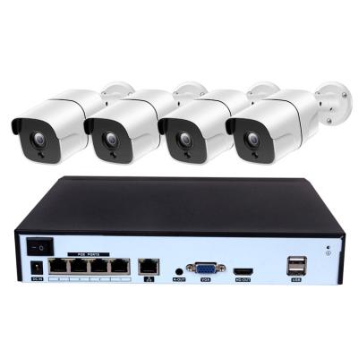 China H.265 5MP 4CH POE CCTV Camera NVR Outdoor Bullet Security IP CCTV Camera System for sale