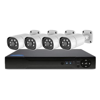 Cina 5MP HD 4 channel video surveillance security DVR smart Outdoor night vision CCTV camera system in vendita