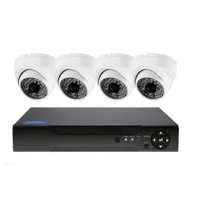 Cina HOT Sale dome 4CH night vision home cctv 4CH AHD DVR kit 5MP security cameras system in vendita