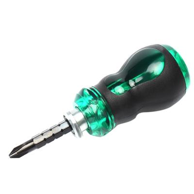 China Multifunctional Cross 3/5/6mm Extendable Dual Function Phillips Screwdriver/CR-V Slotted Ratchet Screwdriver Screwdriver Tools for sale