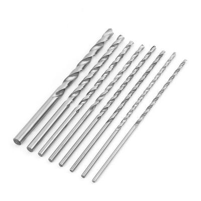 China 8PCS 200mm Wood Drilling Straight Leg Twist Drill Set Lengthened Twist Drill Set Tool 4-10mm, Used For Wood Plastic And Aluminum Retail for sale