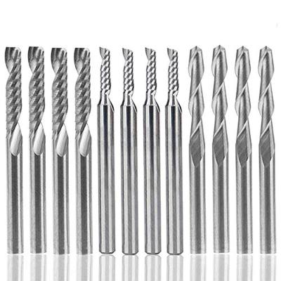 China Single Edge Metal Ball Head Steel Ball Head Drill Bit Spec. Combination 3 Cutter 12pc CNC Milling Cutter Metal Double Drilling Tungsten Cutting#G30 for sale