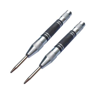 China Spring Pin Woodworking Tools Wood Adjustable Center Auto Center Punch Auto Center Punch Mark Press Dent Marker Carpenter Tool Auto Drill for sale