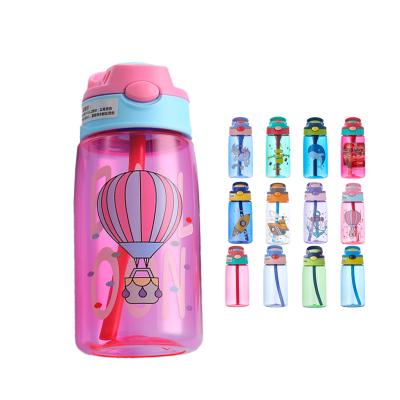 China Viable Wholesale Portable Clear Plastic School Cool Water Bottle For Kids for sale