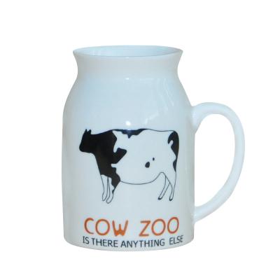 China Sustainable Cheap Tall Milk Mug Sublimation Blanks Ceramic Plain White Mugs Wholesale for sale