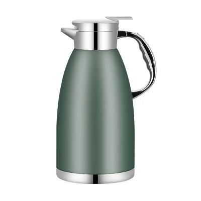 China Wholesale PORTABLE Coffee Pot 2.3L Thermos Pot Vacuum Tabletop Kettle Insulated Stainless Steel Large Volume Office Gifts Kettle for sale