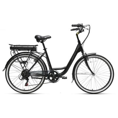 China Aluminum Alloy Electric Bicycle E-Bike 26 Inch CE Certificate Electric Bike 7 Speed for sale