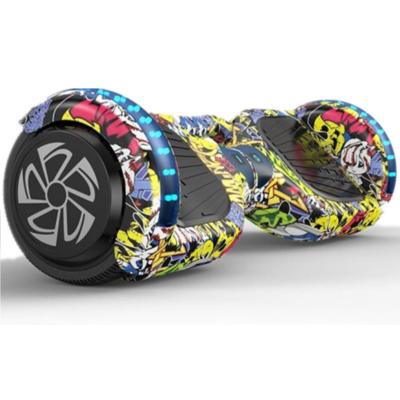 China Luxury Kids Two 250W 6.5inch Bling LED Light Stars Night Hip Hop Running Wheels Self Balancing Hover Board Scooters Bike Vehicles for sale