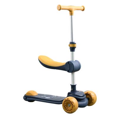 Chine Deluxe Running Push Baby Children Kids Balance Toys Pre-Learning Scooter Cute Ride On Big Wide Wheels Balance Scooter With Seat à vendre