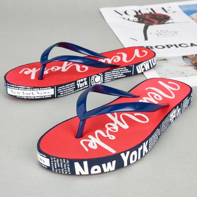 China 2021 Newest Fashion Trend China Factory Direct Low Price Slippers Sandals PVC Women Flip Flop for sale