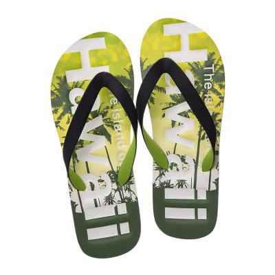 China Hottest Seller Fashion Trend Bottom View Beach Fashion Unisex PVC Eva Pvc Soft Sole Sandals Flip Flop Top Slippers For Men for sale