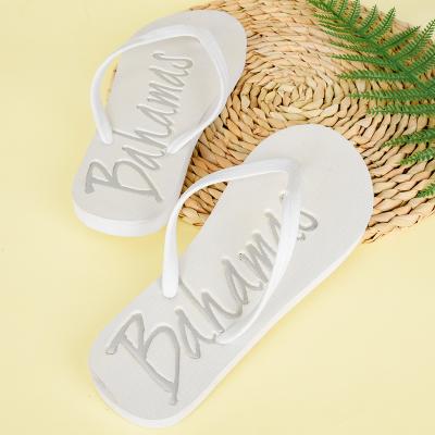 China Wholesale High Quality Women Flip Flop Slippers Low Price Black Beach Pool Beach Wedding Gifts Best Fashion Trend for sale