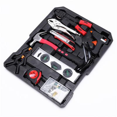 China 187 piece hardware tool set with aluminum pull rod box portable carry-on multi-function toolbox set for sale