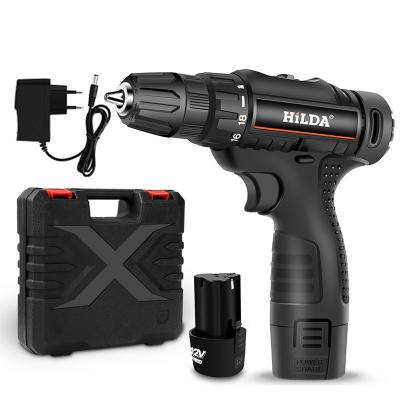 China Professional impact cordless drills with one battery 12v household lithium power tools,mini electric drill Te koop