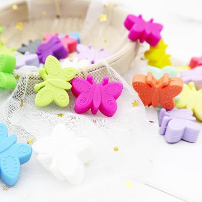 China Eco-friendly Silicone Chew Beads Bpa Free Wholesale Food Grade Jewelry Accessories Pacifier Clip Beads Silicone Beads Baby Teether for sale