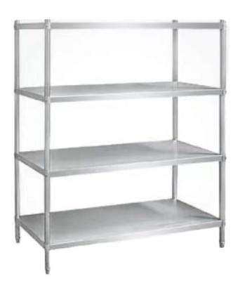 China Special goods storage stainless steel shelf for hotel restaurant able to be assembled and thickened for sale