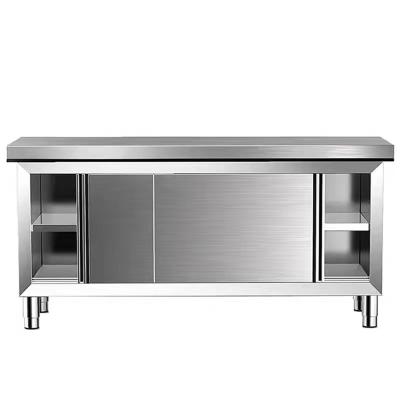 China Restaruant China Factory Metal 201 Stainless Steel 304 Work Cabinet With High Quality Cheap Price for sale