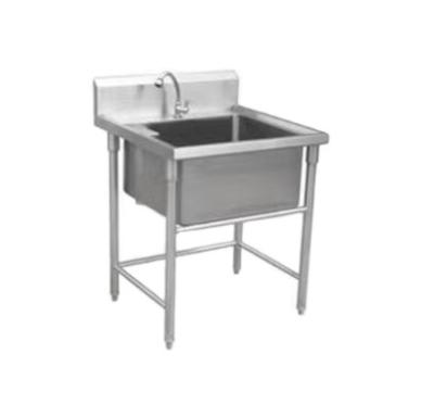 China Modern Desgin Stainless Steel Single Sink For Commercial Kitchen For Hotel Restaurant for sale