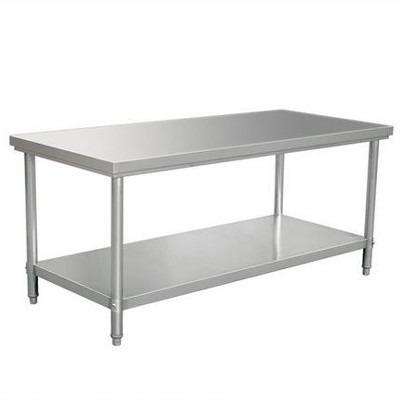 China Kitchen Support Customized Stainless Steel Workbench For Hotel Restaurant for sale