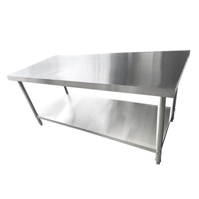 China Restaruant Hotel Restaurant Kitchen Stainless Steel Working Workbench Thickened Workbench for sale