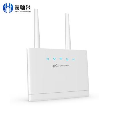 China 2021 New HCX R311 4G/3G Drop Shipping 4G/3G CPE WIFI Router Cat7 Router 4G Wireless CPE LTE Router with External Antenna and Lan Port for sale