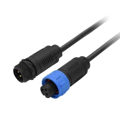 China Electrical Power or YXY Waterproof IP68 M12 Cable 3 Pin Electrical Wire Male Waterproof Connector for sale