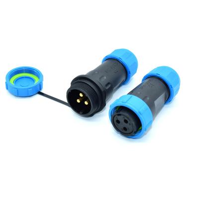 China LED outdoor light aviation flat joint 2 YXY SP21 3 4 5 pin SP13 SP17 SP21 IP68 waterproof connector for sale