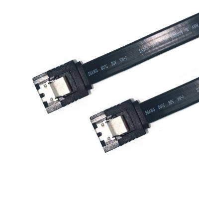 China Camera YXY Super Speed ​​6GB/s Straight SATA 7 Pin 3.0 Female HDD Data Cable 20 Cm Black for sale