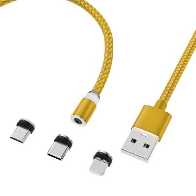 China Support All YXY USB Mobile Phones Magnetic Charging Cable Compatible with Mirco USB, Type C Smartphone and iProduct Device for sale