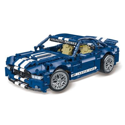 China Building Toy Chinese Suppliers Building Block Kid Toys Gifts 023021-1 Technic Racing Car Model Bricks Speed ​​Car for sale