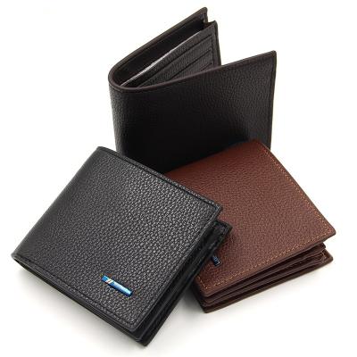 China Factory Direct Selling High Quality New Men's Classic Wallet Multi-card Holder Large Capacity Shorts Wallet for sale