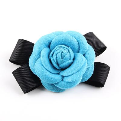 China High End MSYO Vintage Bowknot Brooch Rose Brooch Accessories Fabric Wedding Dress Accessories for sale