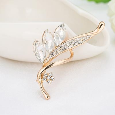 China High End Vintage MSYO Simple Female Apparel Brooch Female Accessories Crystal Cearl Flower Butterfly Animal for sale