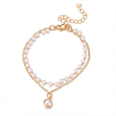 China New MSYO Vintage CIA Bead Bracelet Fashion Bead Bracelets For Women Exquisite Bead Chain Bracelet for sale