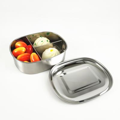 China Bento Lunch Box Stainless Steel 304 Stainless Steel Leakproof Lunch Box Sandwich Freshness Preservation for sale