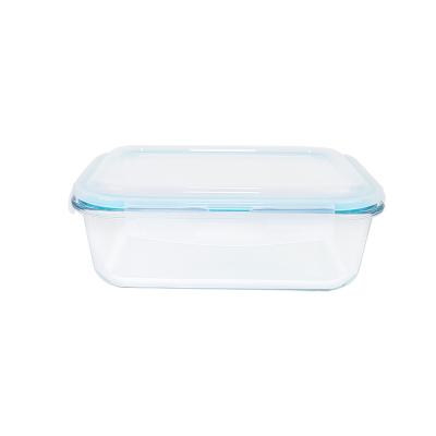 China LIHONG glass food container bento box school plastic kids sustainable sustainable glass lunch box for sale