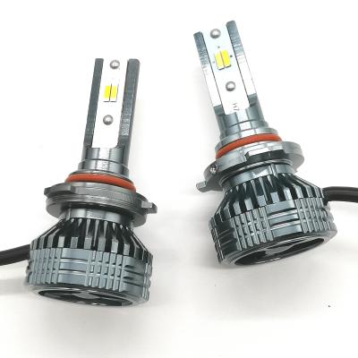 China HYML car led headlight 3 colors 9005 led headlight triple color for car fog lamp replacement universal for sale