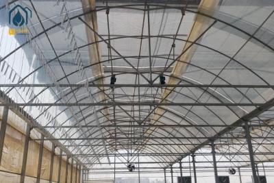 China Plastic PO Film Multi Span Greenhouse For Strawberry Galvanized Steel Frame for sale