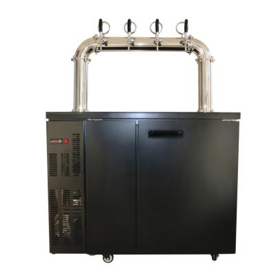 China Popular High Efficency Coating Beer Machine Cooler 6 Kegs Machine Air Cooled Chiller for sale